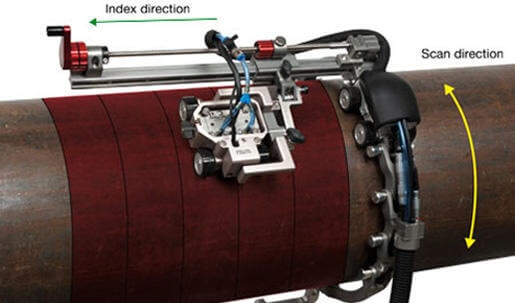 Pipeline corrosion phased array ultrasonic inspection